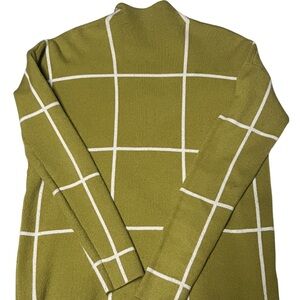 Cynthia Rowley Chartreuse Mock Neck Sweater
